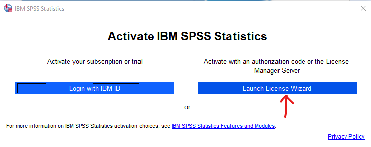 ibm spss statistics 24 license authorization wizard